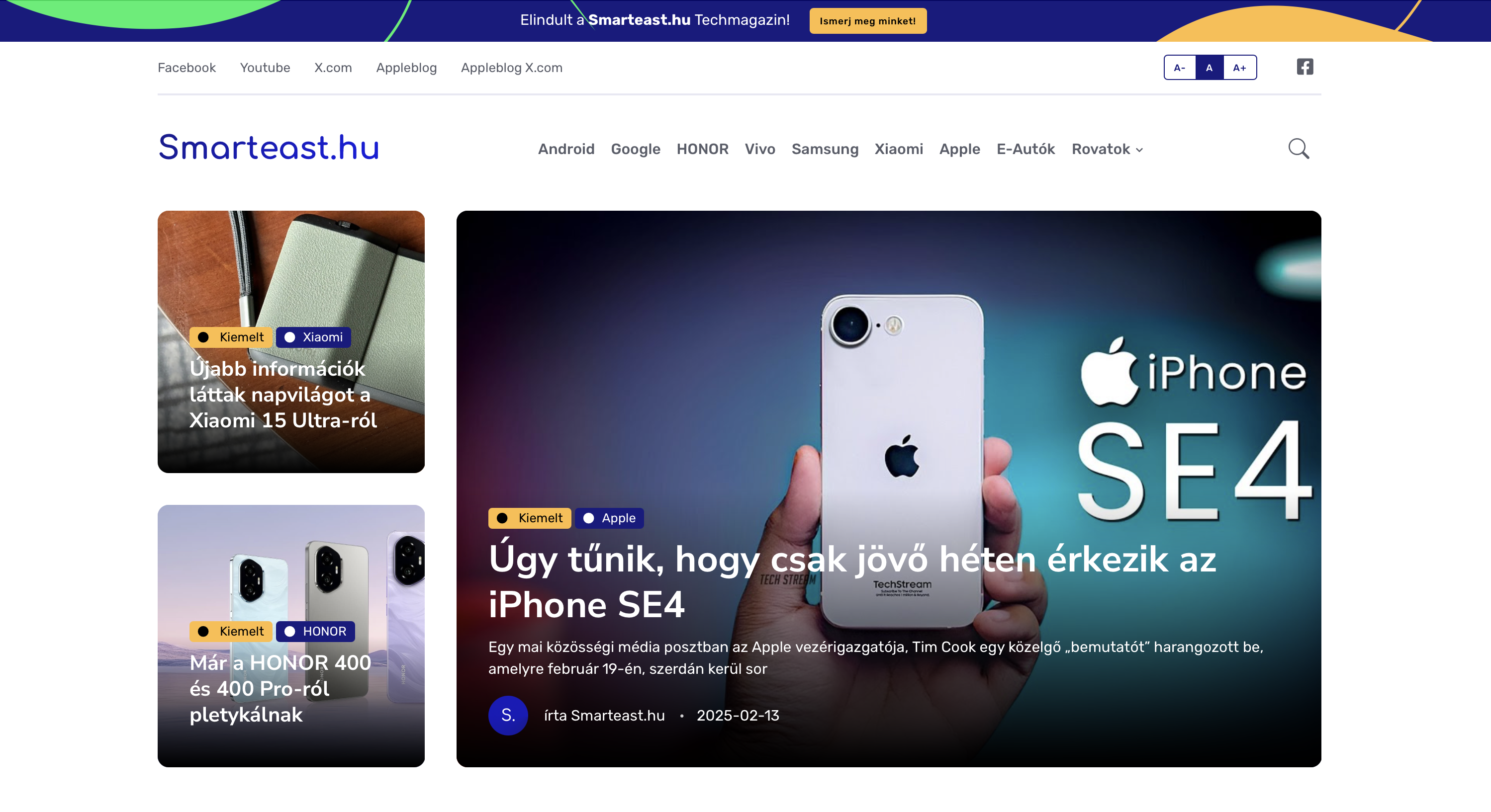 Átadtuk a Smarteast.hu-t – Az AndroidPortál utódja megérkezett!
